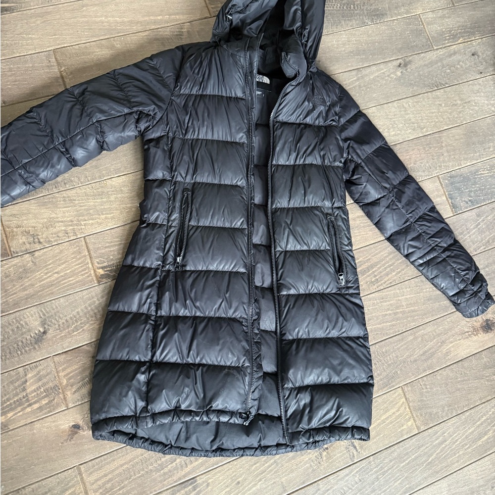 The north face Black Puffer coat